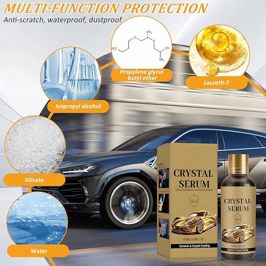 Car Coating Crystal Serum(Pack of 2)