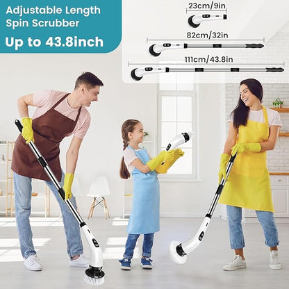 9-in-1 Electric Spin Scrubber
