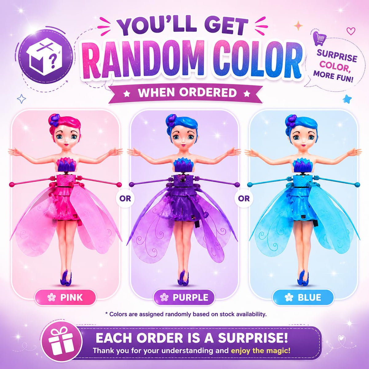 Princess Doll for Kids_Magic Flying Fairy Doll