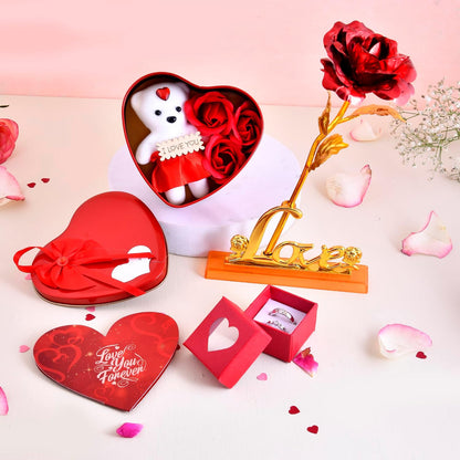 Red Love Stand With HeartBox