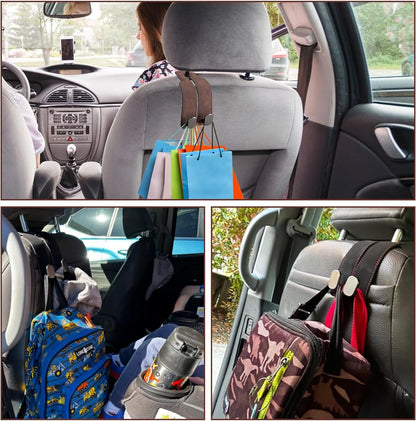 Car Hooks for Headrest (Pack of 2)