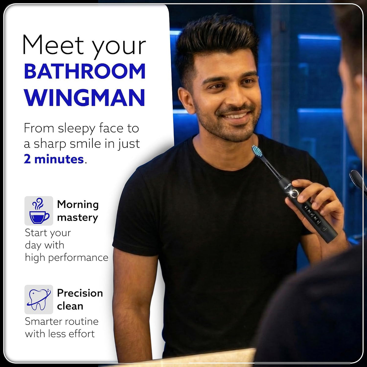 COSMIC PLUS Sonic Electric Tooth Brush For Adults With 5 Modes