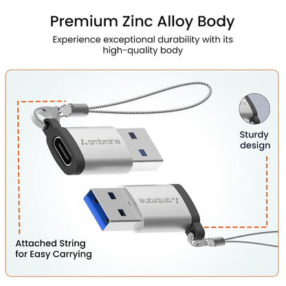 2 in 1 OTG Micro USB & Type C Adapter