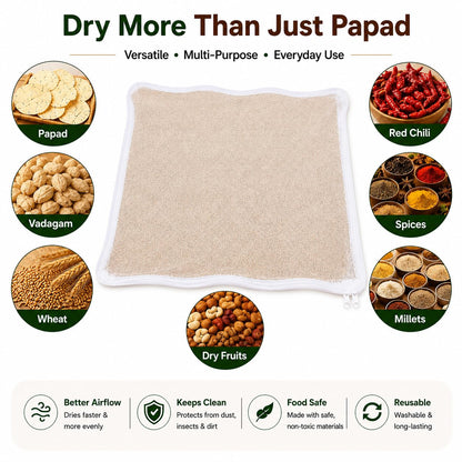 Foldable Mesh Food Drying Mat for Sun Drying