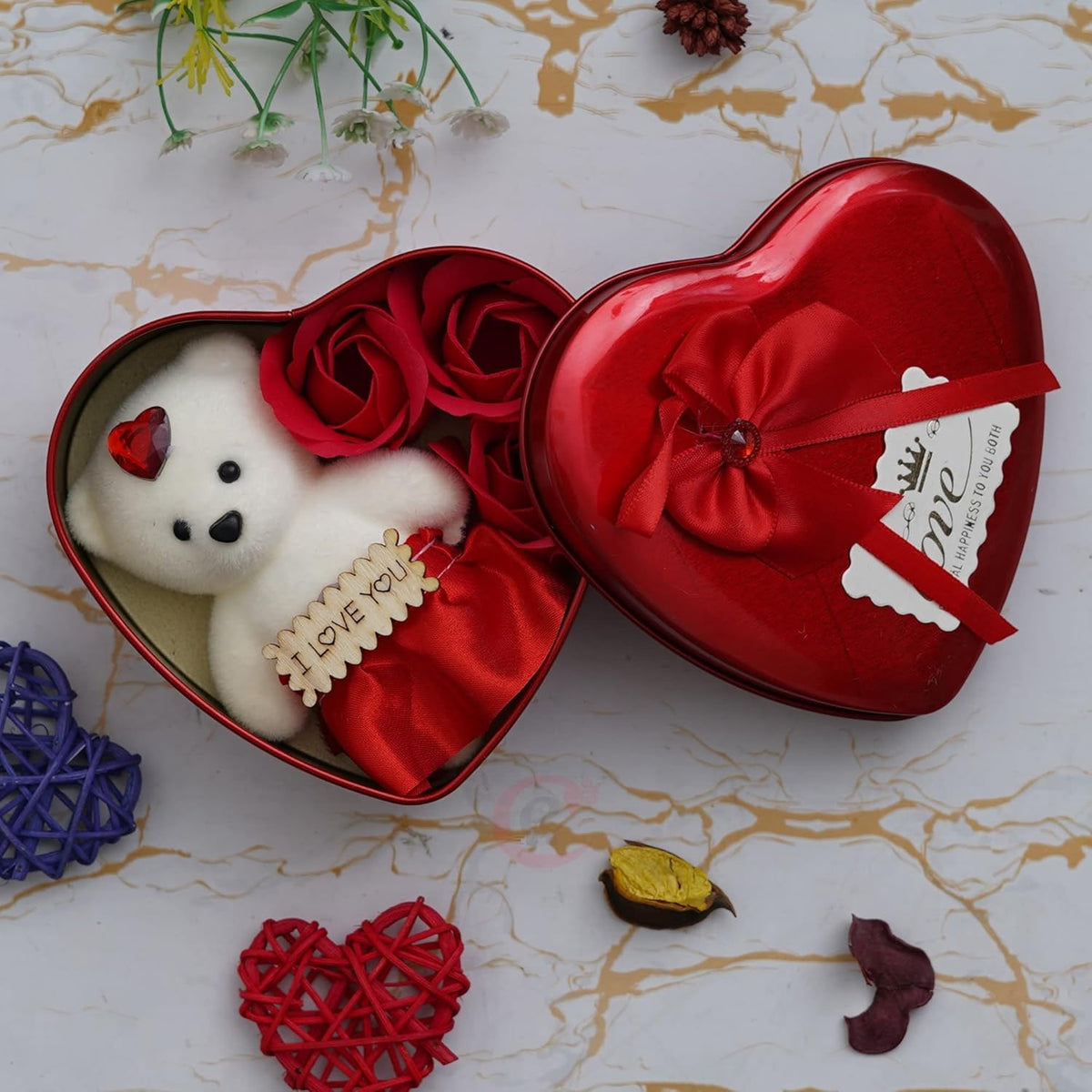 Red Love Stand With HeartBox