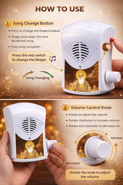 10 In 1 Big Mantra Device With Mandir Decorative Lights