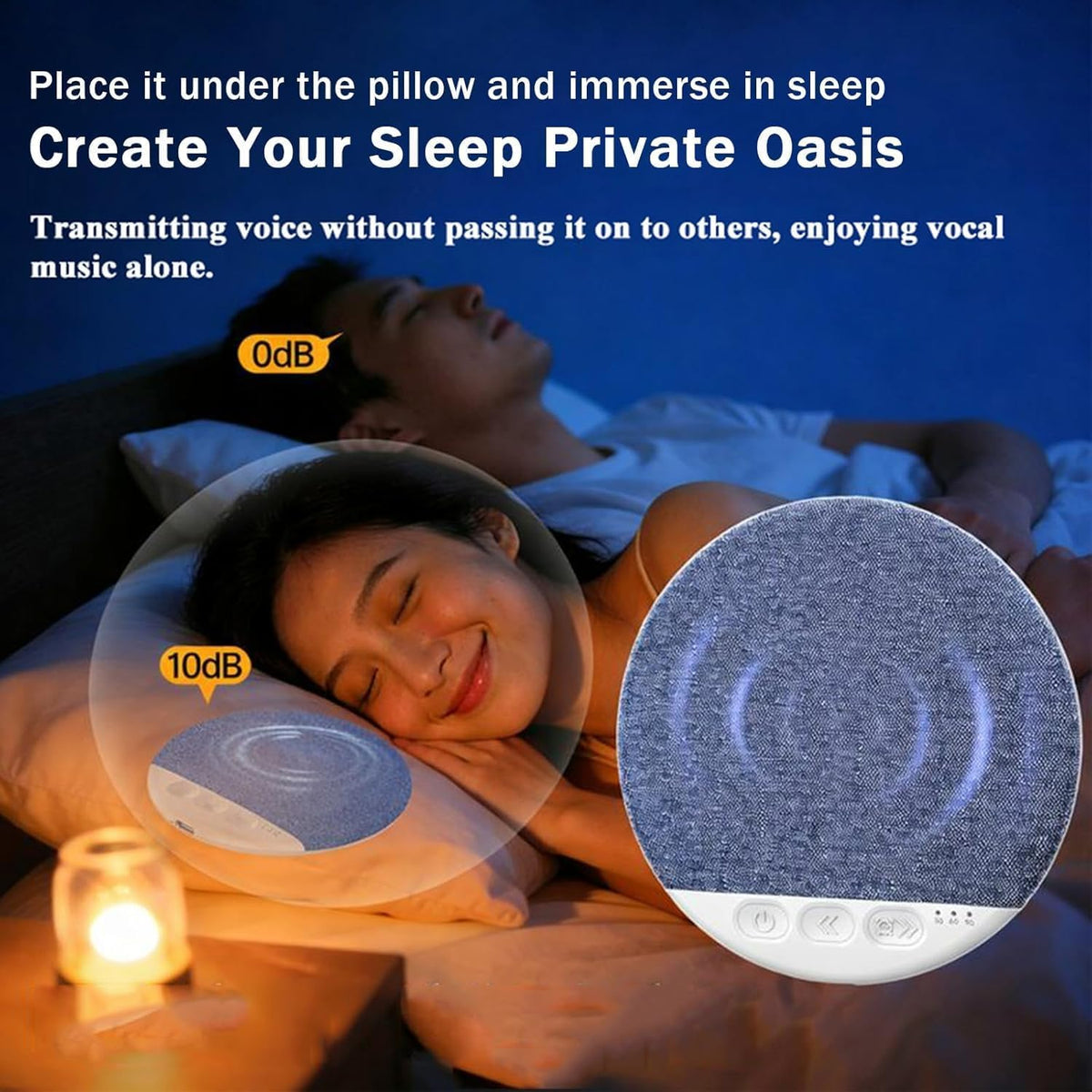 Under Pillow Bluetooth Speaker