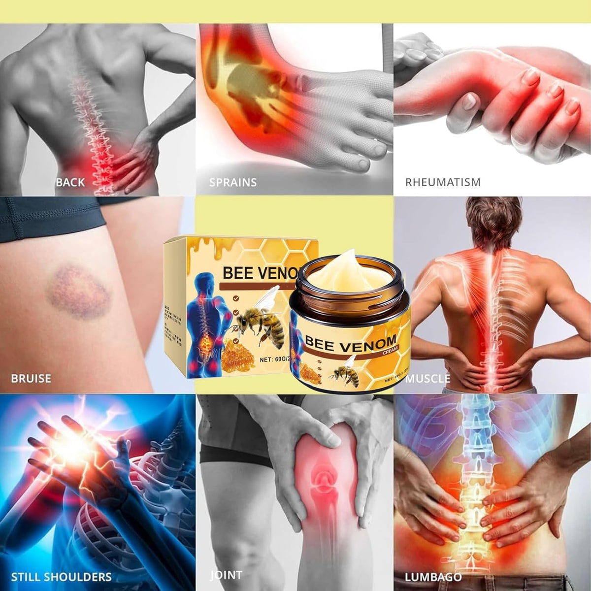 Bee Venom Pain Relief Cream pack of 2