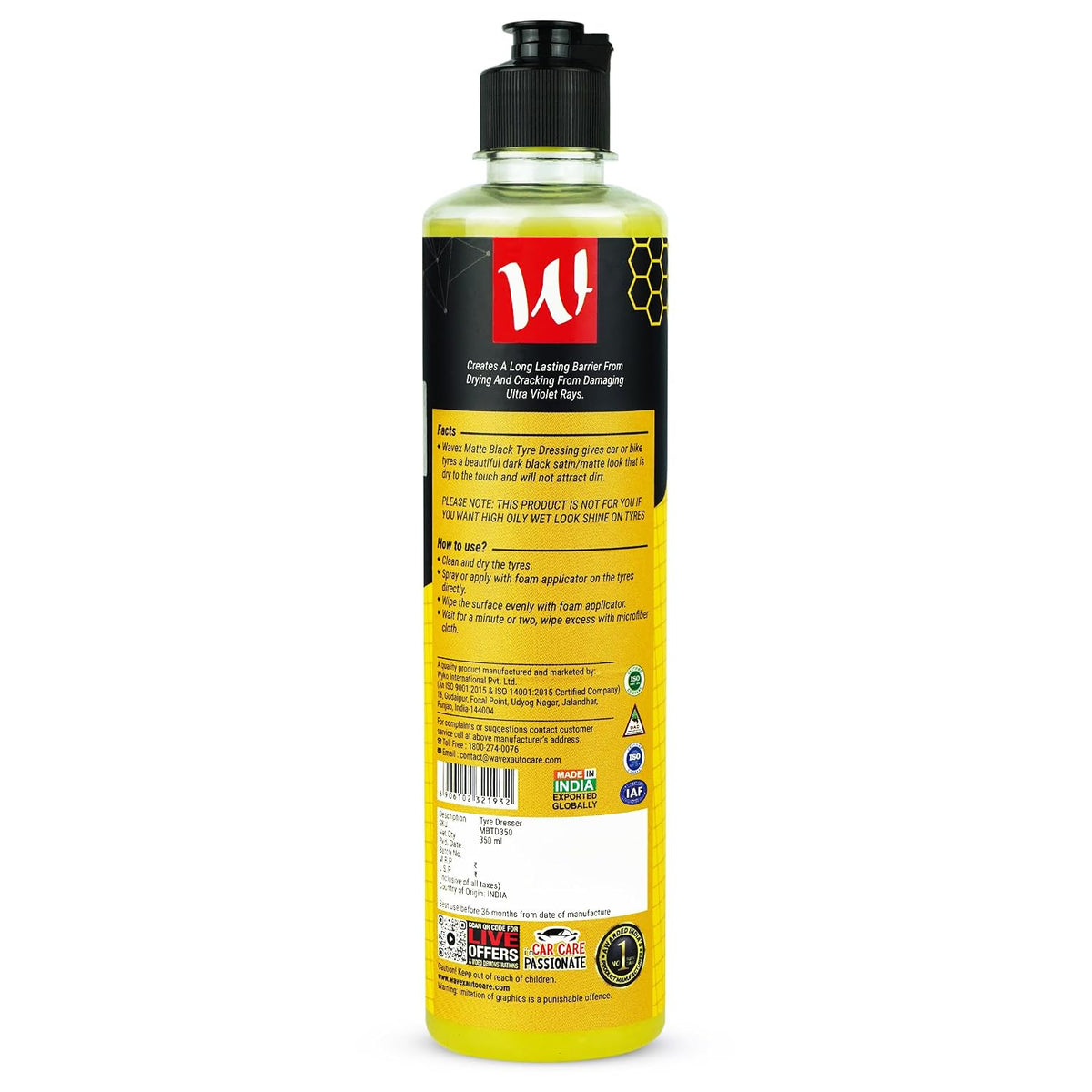 Deep Black Tyre Polish (Buy 1 get 1 free)