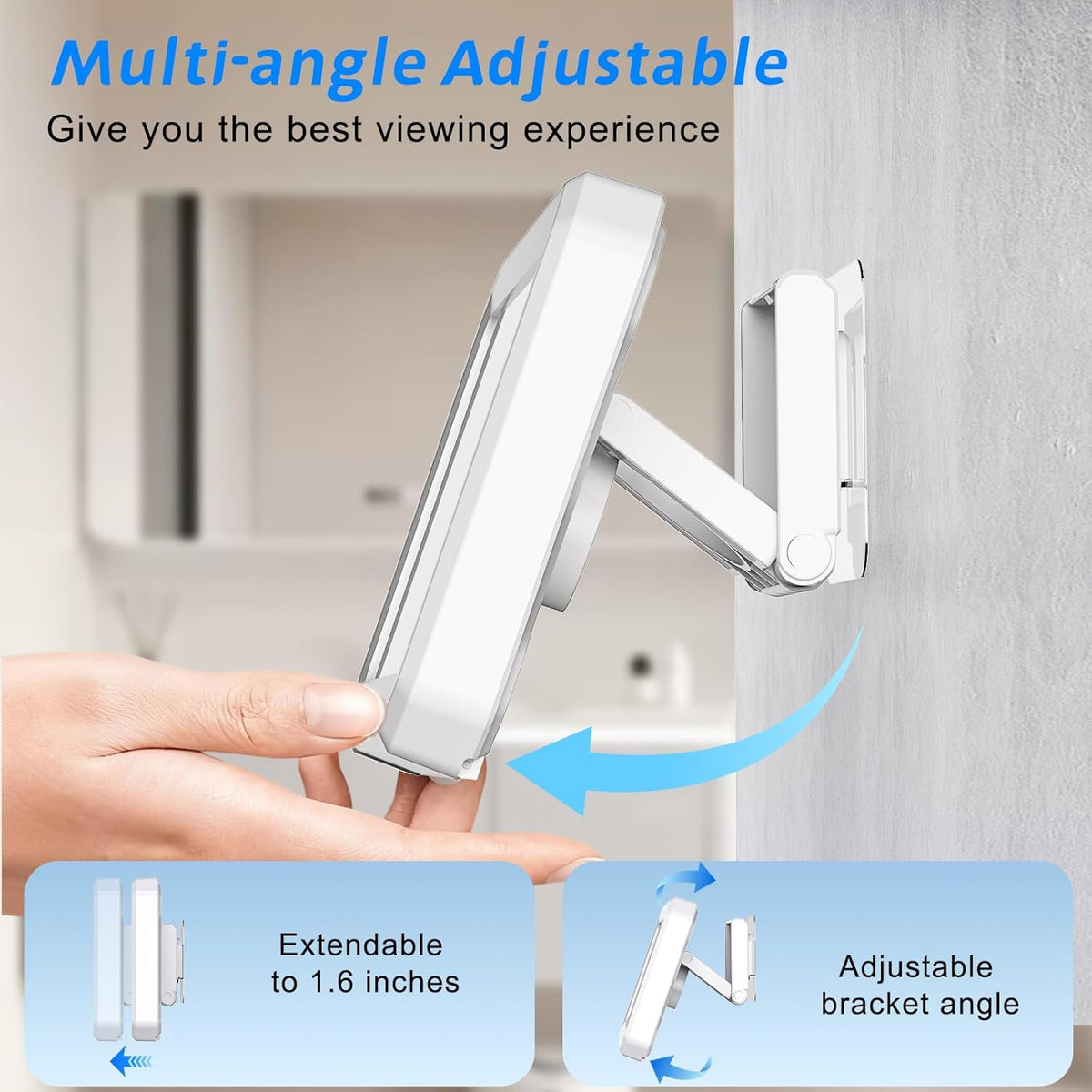 Shower Phone Holder Waterproof Wall Mount Case