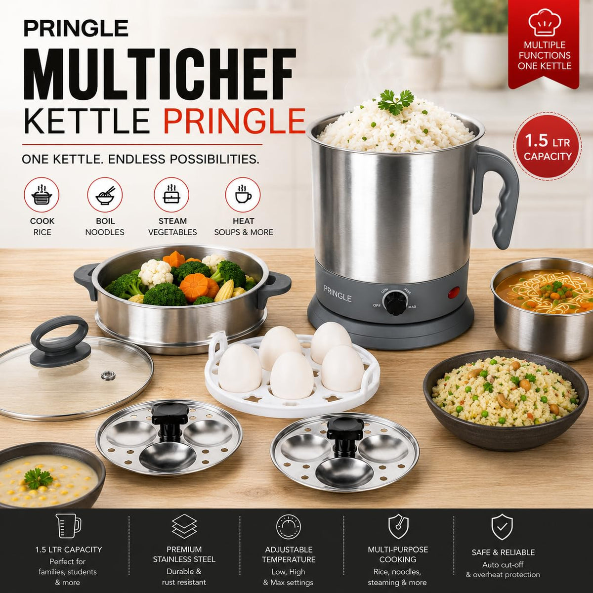 1.5L Multi-Purpose Electric Cooker