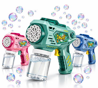 Hole battery operated Bubbles Gun Toys for Boys and Girls