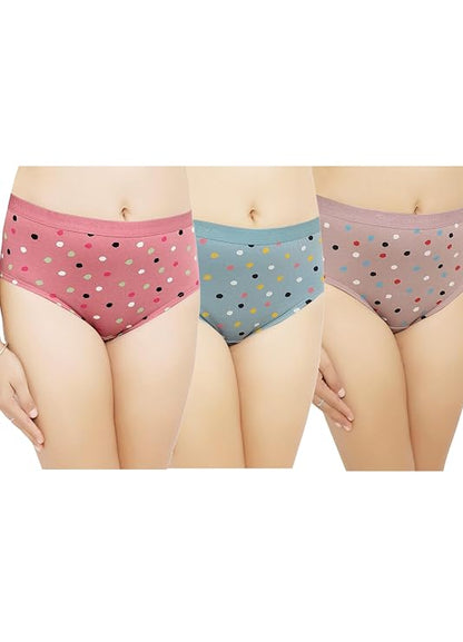 Pack of 3 Cotton Panties (Prints May Vary)