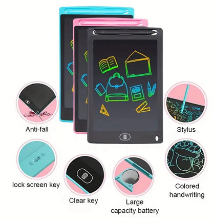 8.5 Inch Lcd Writing Pad with 4 Sank Magic Book For Kids