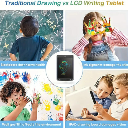 8.5 Inch Lcd Writing Pad with 4 Sank Magic Book For Kids