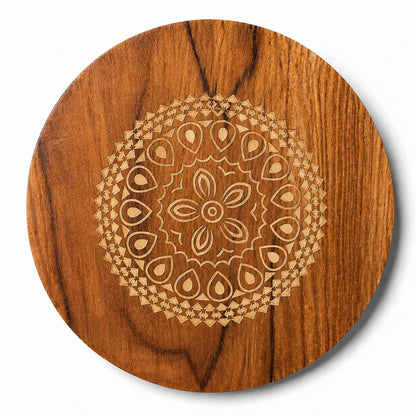 Wooden Heat Resistant Round Coaster