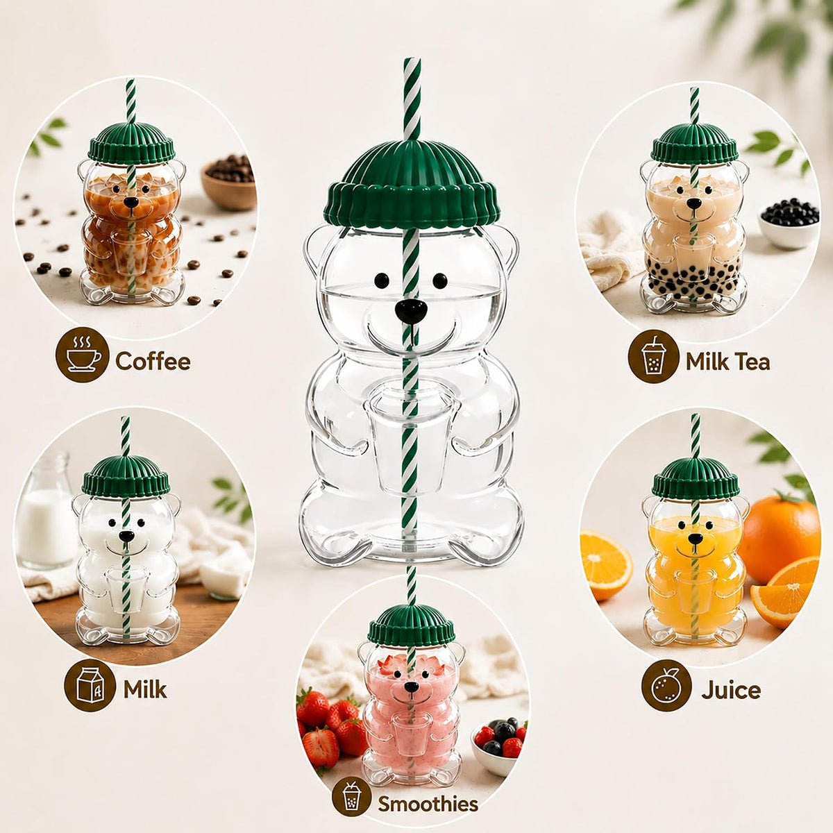 Bear Glass Tumbler