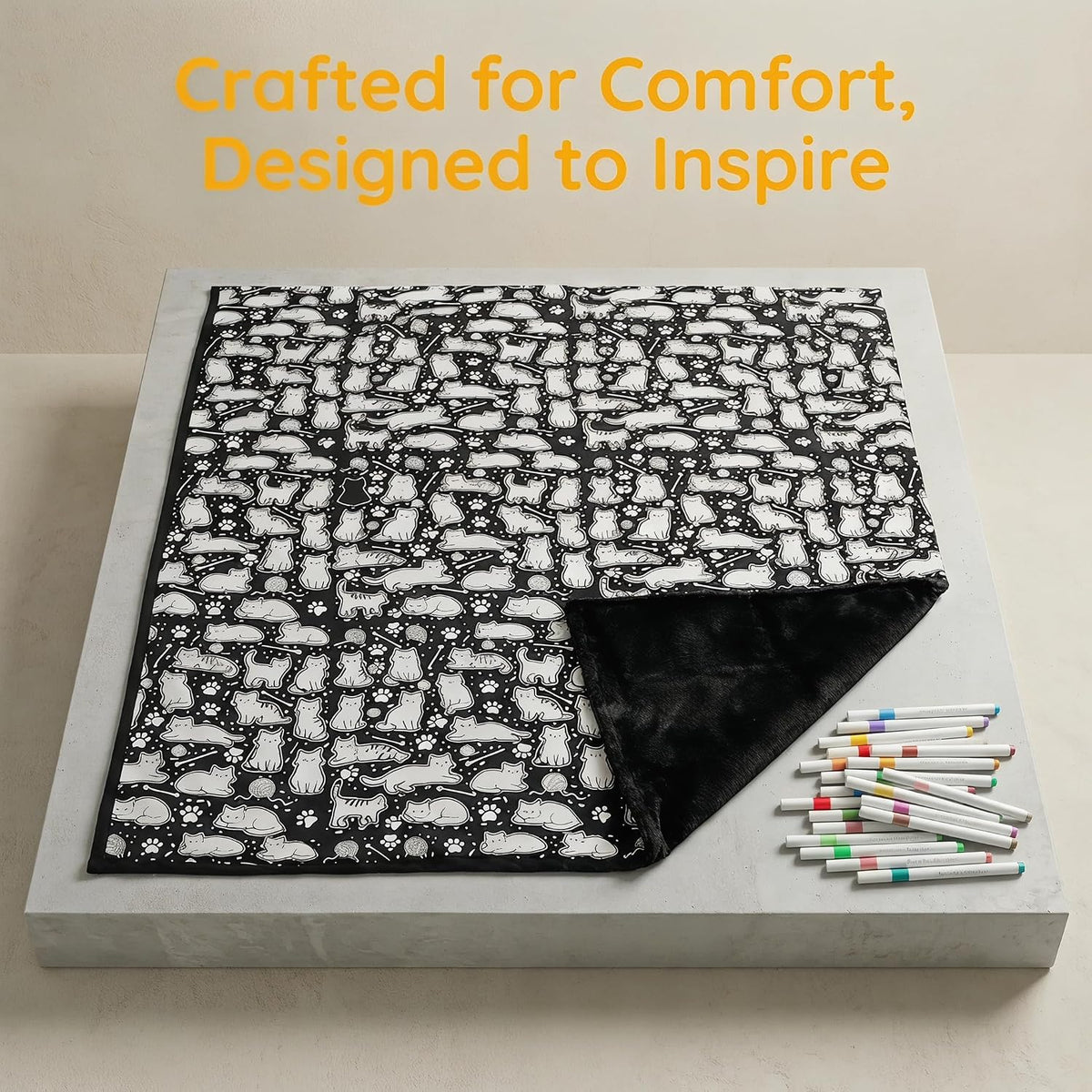 Creative Coloring Blanket