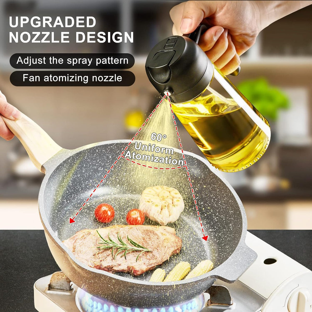 2 In 1 Oil Dispenser & Sprayer