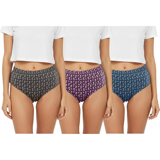 Pack of 3 High Waist Hipster Panties