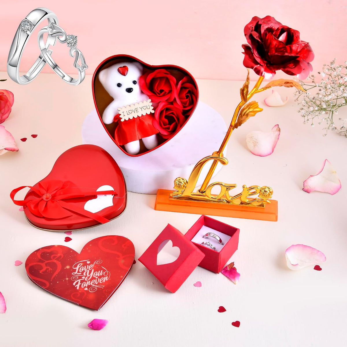 Red Love Stand With HeartBox
