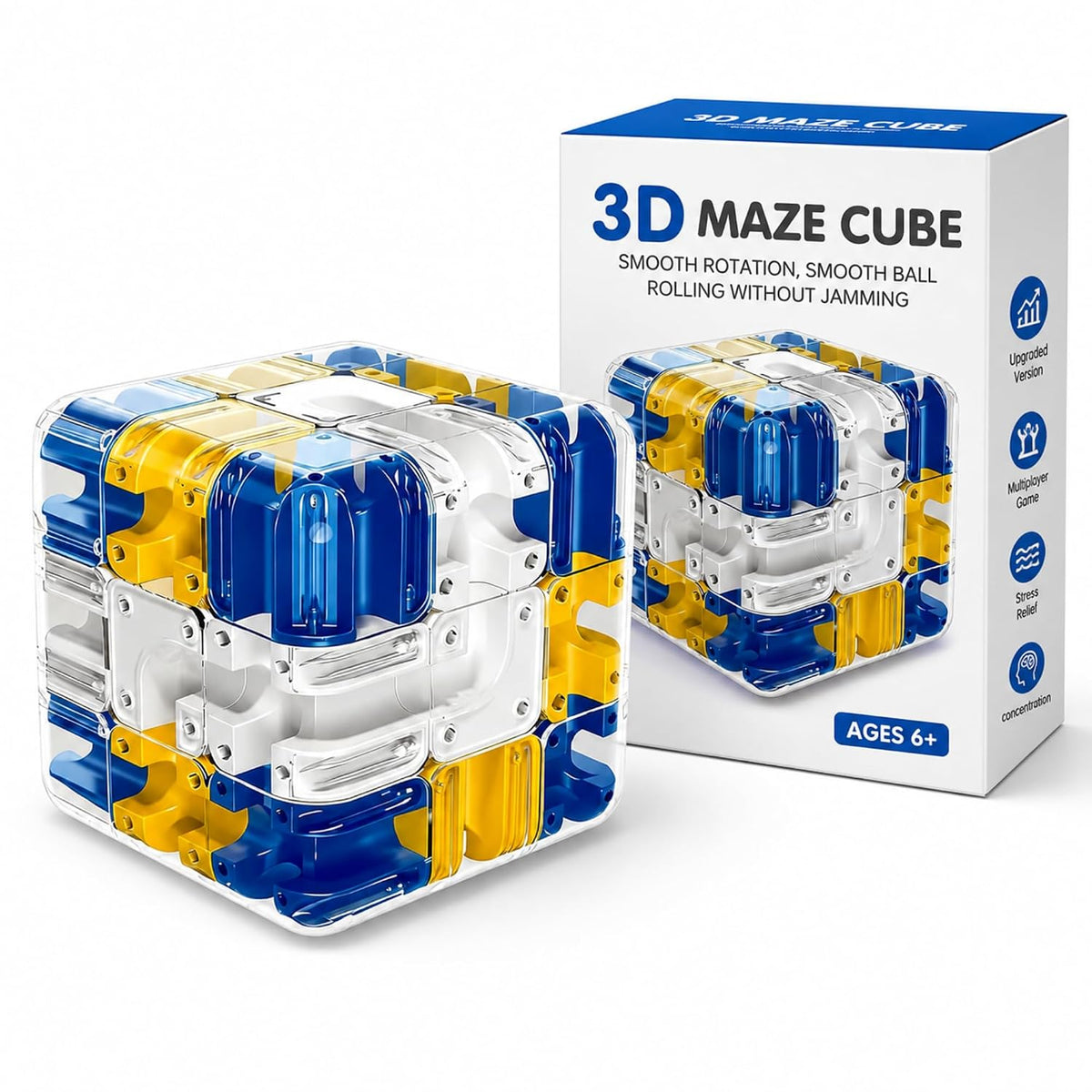 Labyrinth 3D Puzzle Maze Cube