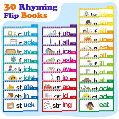 30 Read and Rhyme Flip Books