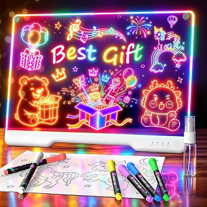 Kids LED Glow Drawing Pad