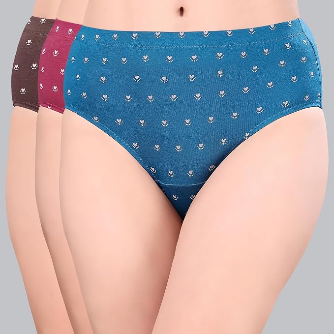 Pack of 3 High Waist Hipster Panties