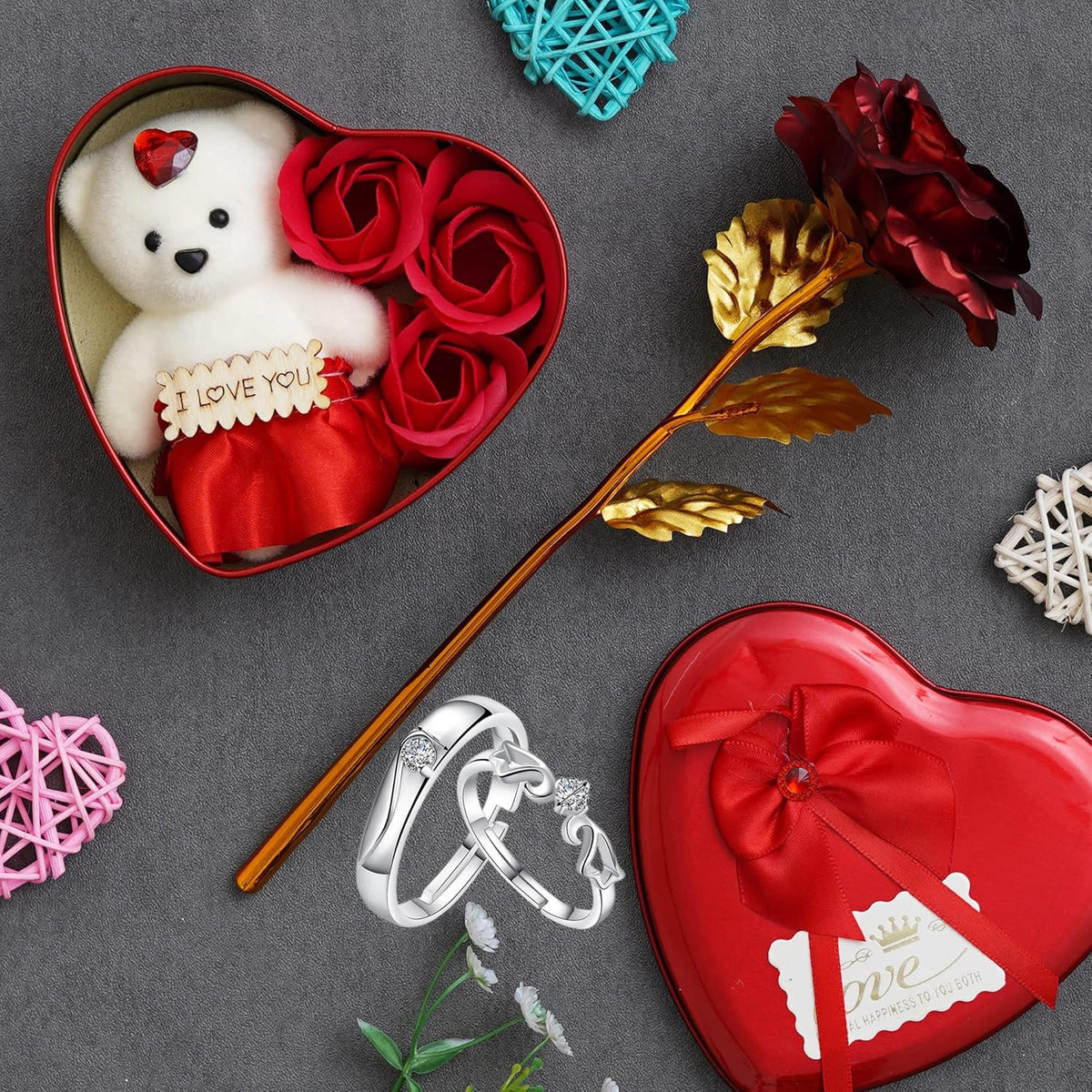 Red Love Stand With HeartBox