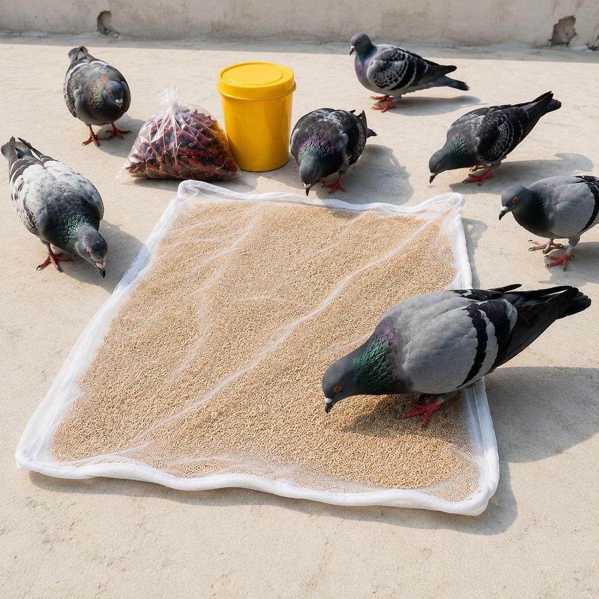 Foldable Mesh Food Drying Mat for Sun Drying