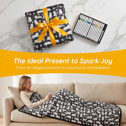 Creative Coloring Blanket