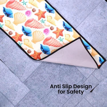 Designer Antiskid Kitchen Runner & Mat Combo (CR3)