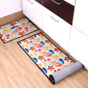 Designer Antiskid Kitchen Runner & Mat Combo (CR3)