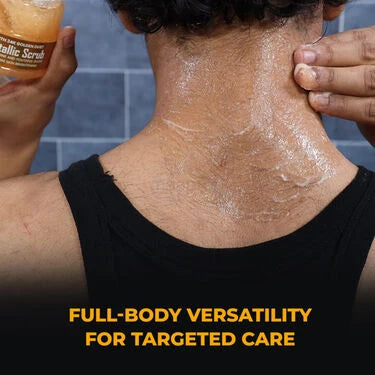 Gold Metallic Scrub for Men