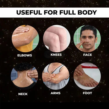 Gold Metallic Scrub for Men