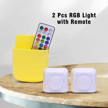 2 Pcs RGB Light With Remote