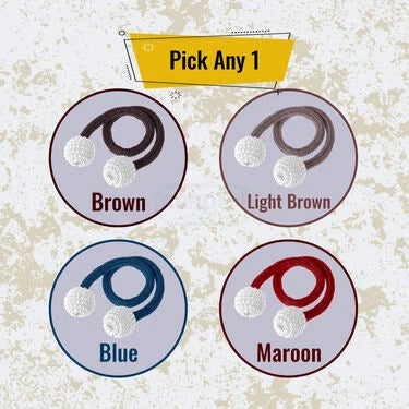 Pack Of 4 Magnetic Curtain Buckle (MCB)