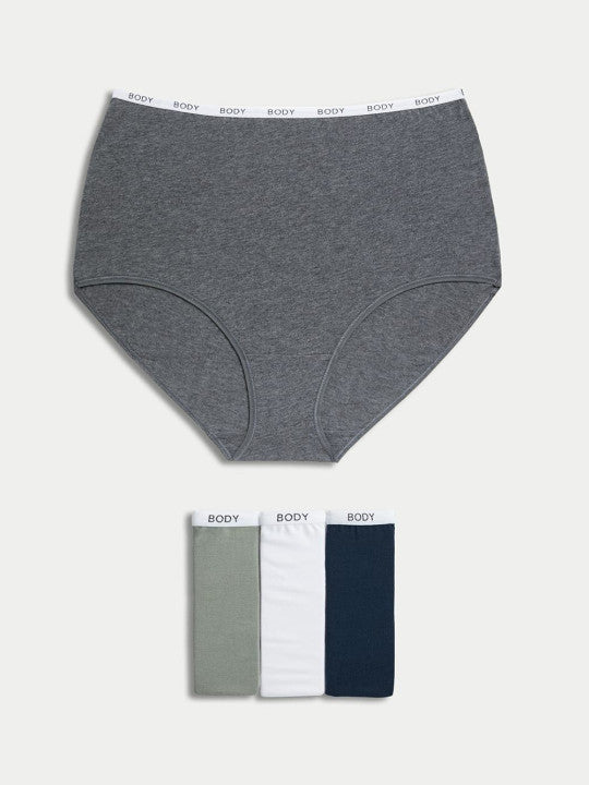 Pack Of 4 Women Cotton High-Rise Basic Brief