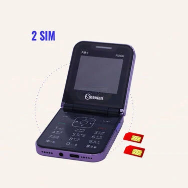 2 Sim Dual Screen Flip Phone With Camera