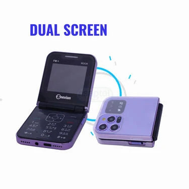 2 Sim Dual Screen Flip Phone With Camera