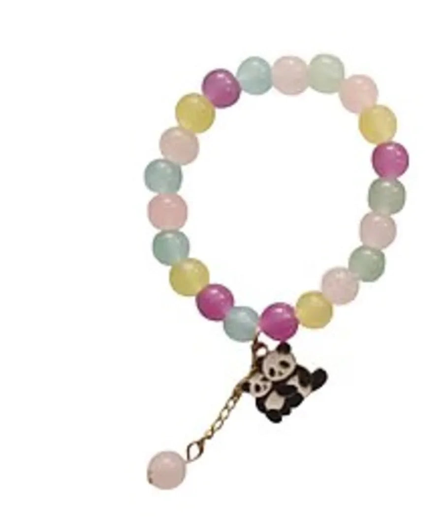 multi-color pastel beaded bracelet