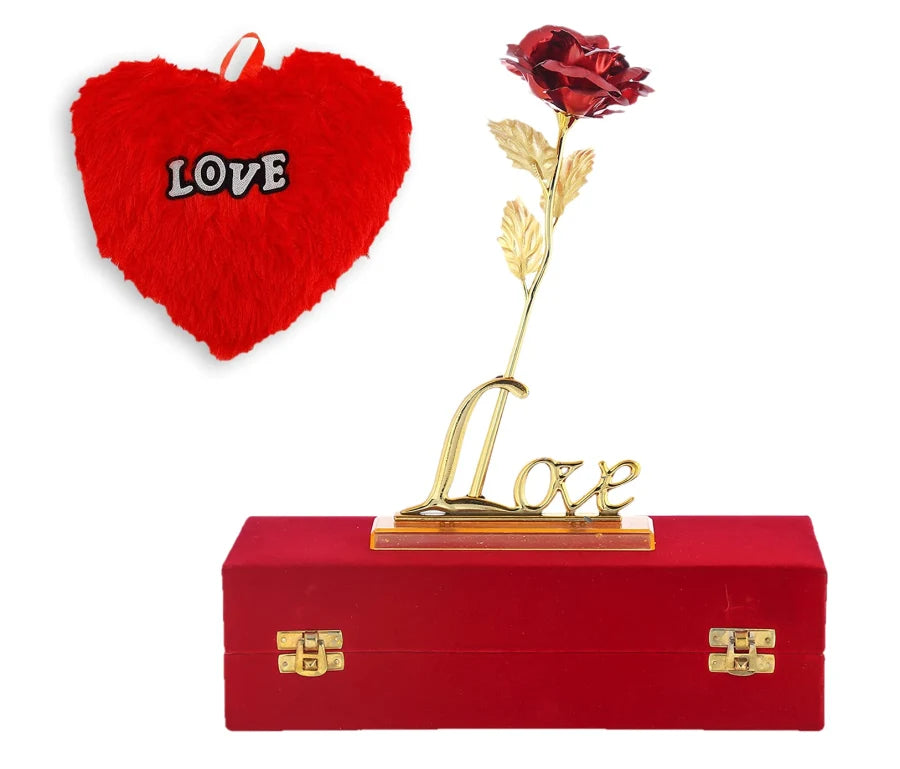 Red Love Stand With HeartBox