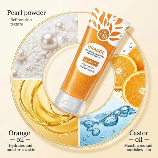 Orange Enzymes Exfoliating Gel for Face & Body (Pack of 2)