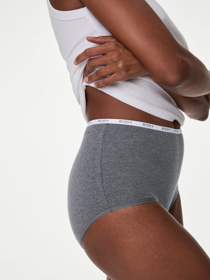 Pack Of 4 Women Cotton High-Rise Basic Brief