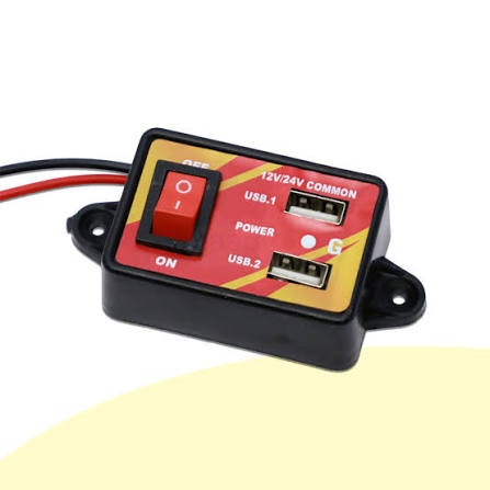 12V/24V Dual/USB//PORT DC Charger For All Truck