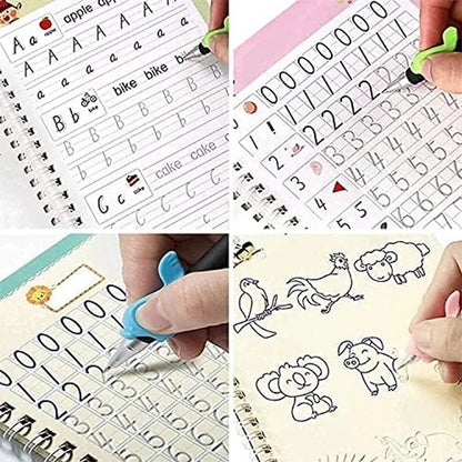 8.5 Inch Lcd Writing Pad with 4 Sank Magic Book For Kids