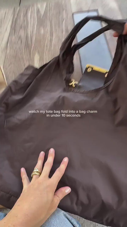 Foldable Keychain Tote Bag