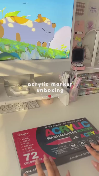 Acrylic Brush Marker Set