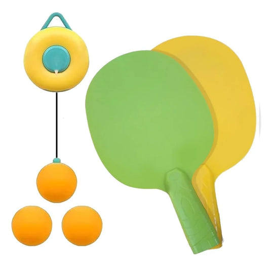 Hanging Table Tennis Trainer 3 Ping Pong Ball & 1 Pair Self Training Gaming Set Tennis Kit